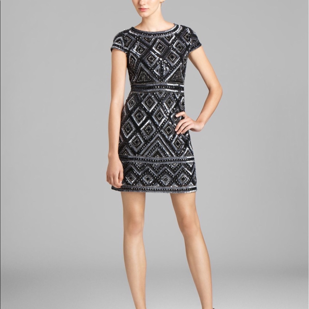 Adrianna Papell Sequin Dress- Size 12
